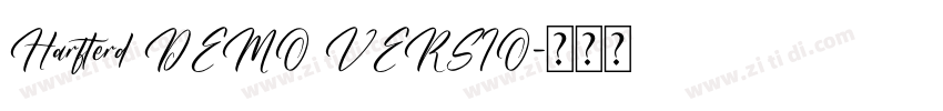 Harfterd DEMO VERSIO字体转换